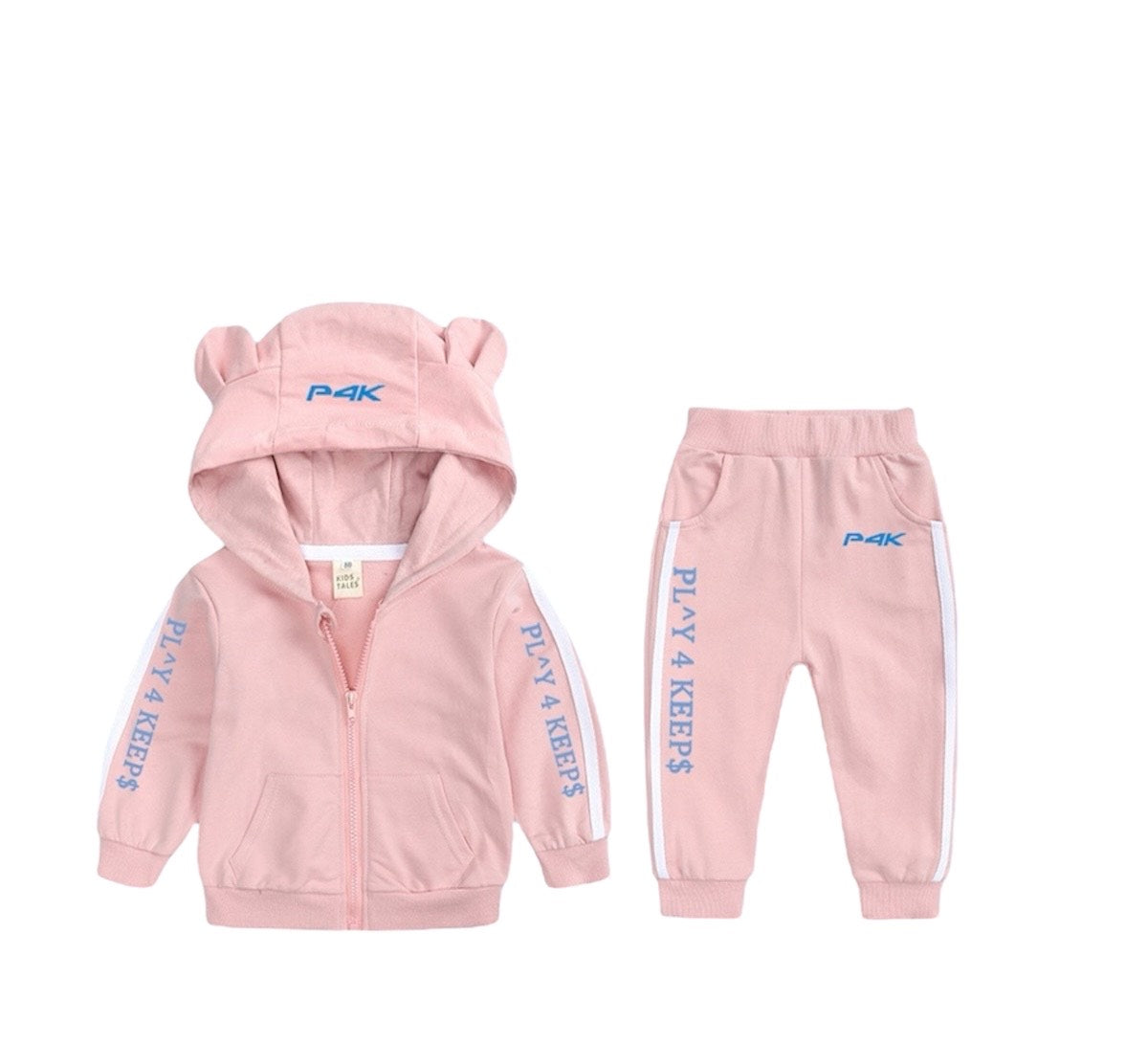 FREE ONLY WITH PURCHASE Care Bare Tracksuit Set-Pink
